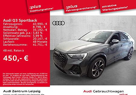 Audi Q3 Sportback 45 TFSI q. S line S-tro. *Navi+*RFK