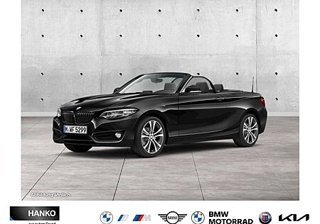 BMW 218i Cabrio Sport Line / Automatik / SpeedLimitI