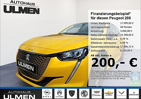 Peugeot 208 Allure Elektromotor Touch-Radio Voll-LED Sp