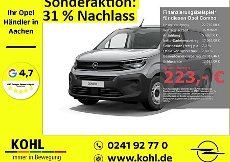 Opel Combo E Cargo Edition 1.5 D 100PS Navi Klima PDC
