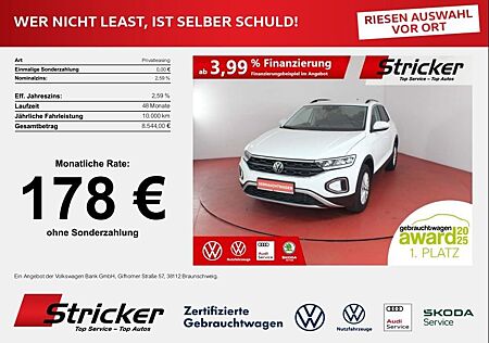 VW T-Roc Volkswagen Life 1.0TSI 188,-ohne Anzahlung Navi Sitzh
