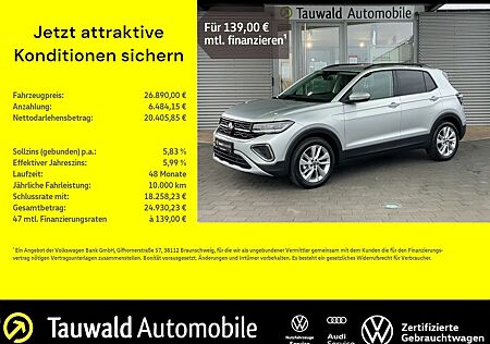 VW T-Cross Volkswagen 1.0 TSI DSG Life MATRIX/RFK/ACC/AHK