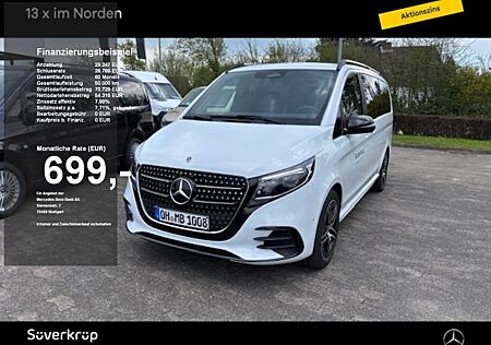 Mercedes-Benz V 220 lang AMG/NIGHT/PANO/SPUR/TWA/DISTRO/7 SITZ