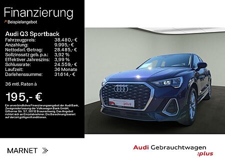 Audi Q3 Sportback 35 TFSI S line*Navi*Alu*AHK*PDC*Vir