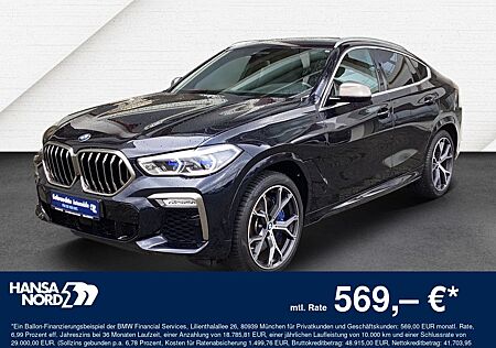 BMW X6 M50d LASER HUD PANO LEDER ACC STANDH AHK 21"