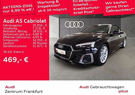 Audi A5 Cabriolet 40 TDI S tronic S line MatrixLED VC