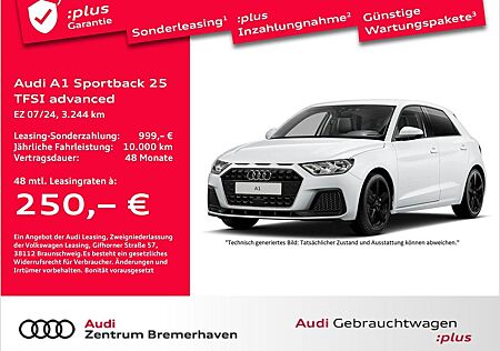 Audi A1 SPORTBACK 25 TFSI ADVANCED TEMPO SITZH. PDC