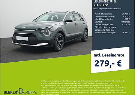 Kia Niro 1.6 Hybrid Edition 7 (Euro 6e)