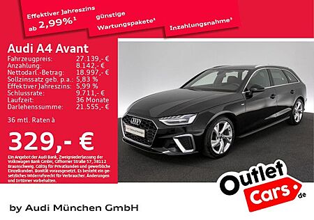 Audi A4 Avant 35 TFSI S tronic S line LED/Navi+/ACC/K
