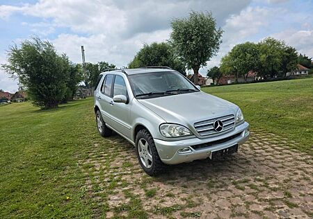 Mercedes-Benz ML 500 Mercedes Offroad Baujahr 2002 silber meta