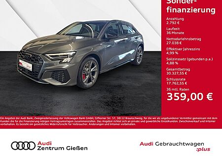 Audi A3 Sportback 45 TFSI e S line Black LED MMI Navi