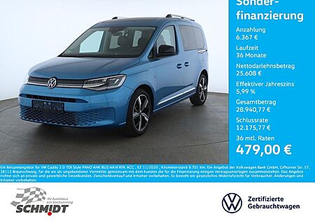 VW Caddy Volkswagen 2.0 TDI Style PANO AHK BLIS NAVI RFK ACC