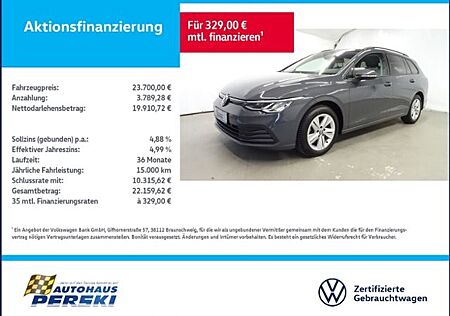 VW Golf Volkswagen VIII 8 Variant 2.0 TDI Life DSG KLIMA, NAVI