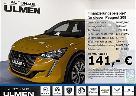 Peugeot 208 e- Active Temp Touchscreen Kollisionswarner