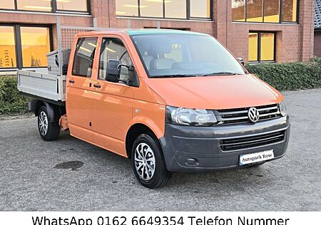 VW T5 Transporter Volkswagen T5 2.0 TDI Doppelkabine Pritsche Klima TÜV NEU