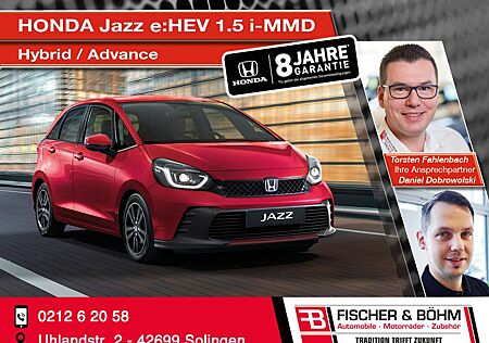 Honda Jazz e:HEV 1.5 i-MMD Hybrid Advance