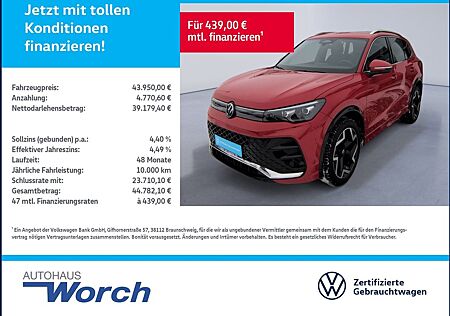 VW Tiguan Volkswagen 2.0 TDI DSG R-Line KAMERA+LEDER+AHK