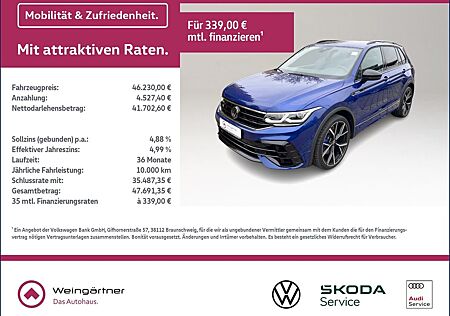 VW Tiguan Volkswagen R 4Motion 2.0 TSI, AHK, Black Style, 21"