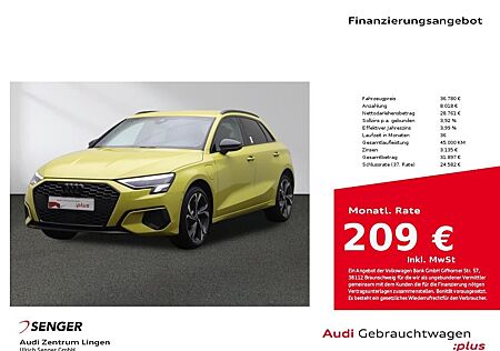 Audi A3 Sportback 40 TFSIe Advanced MMI LED AHK Temp.