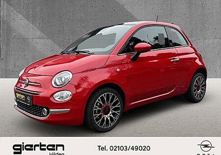 Fiat 500 Red 1.0 Mild Hybrid Allwetter Navigation