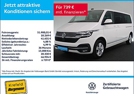 VW T6 Caravelle Volkswagen T6.1 Caravelle 2.0 TDI Highline lang 4M AHK LED