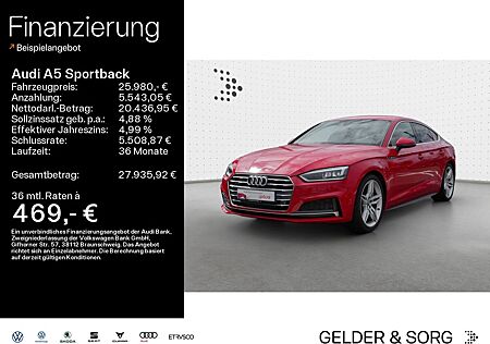Audi A5 Sportback 2.0 TFSI qu. S line RFK*LED*GRA*19Z
