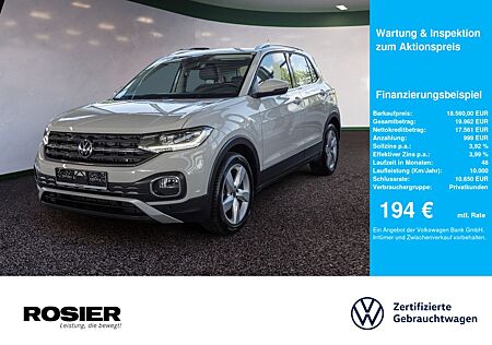 VW T-Cross Volkswagen Style 1,0 TSI ACC LED KAMERA SPURH. SHZ