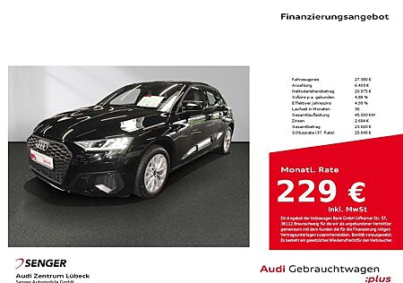 Audi A3 Sportback 40 TFSI e S tronic Navi SHZ Tempo.
