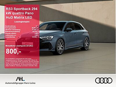 Audi RS3 Sportback 294 kW quattro Pano HuD Matrix LED