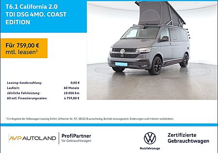 VW T6 California Volkswagen T6.1 California 2.0 TDI DSG 4MO. COAST EDITION