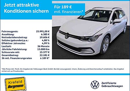 VW Golf Volkswagen VIII 1.5 eTSI Life AHK LED ACC NAVI SHZ PDC