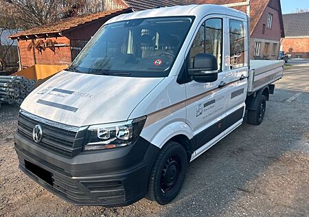 VW Crafter Volkswagen Pritsche 35 DOKA 7-Sitzer,Klima,AHK 3,5t