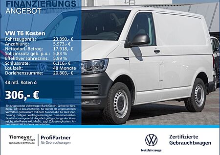 VW T6 Transporter Volkswagen T6 Kasten AHK NAVI FLÜGELTÜREN