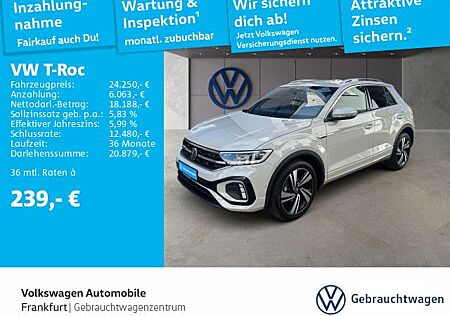 VW T-Roc Volkswagen 1.5 TSI DSG R-Line Navi AHK Spurhalteassis