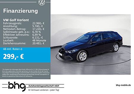 VW Golf Volkswagen Variant 1.5 eTSI OPF DSG Life