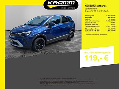 Opel Crossland Elegance 1.2 LED Xenon Shz. Sports.