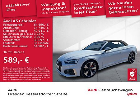 Audi A5 Cabriolet 40 TDI Q.S-Line AHZV LED Navi Kamer