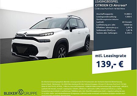 Citroën C3 Aircross PureTech 110 S&S Shine