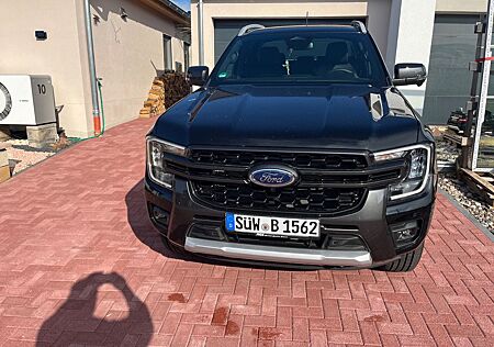 Ford Ranger Wildtrack Doka Laderaumrollo Leder Navi