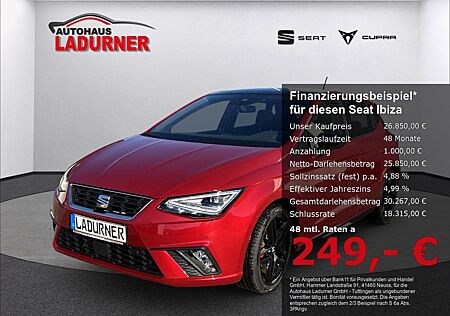 Seat Ibiza FR Black Edition 1.5TSI DSG*PANO+KESSY+LED