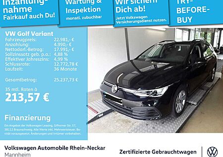 VW Golf Volkswagen VIII Variant 1.5 TSI Life LED Navi PDC uvm