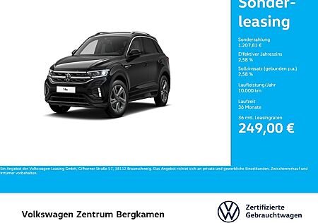 VW T-Roc Volkswagen 2.0 R-LINE CAM ALU LED NAVI SITZHEIZUNG