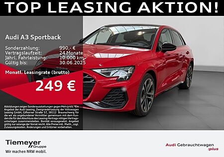 Audi A3 Sportback 35 TFSI S LINE LEDER HuD PANO LM18