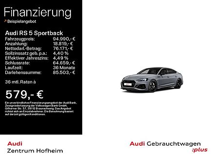 Audi RS5 RS 5 Sportback performance*300 km/h*Keramik*Pano