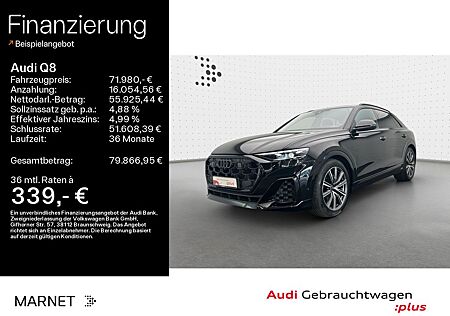 Audi Q8 gebraucht kaufen Audi Q8 55 TFSI quattro S line*Navi*Matrix*Alu*AHK*HU