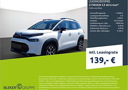 Citroën C3 Aircross PureTech 110 S&S Shine