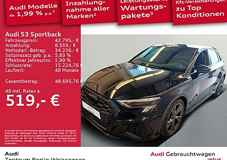 Audi S3 Sportback 2.0 TFSI S-TRO*ACC*QUA*APP*RFK*NAVI