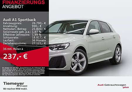 Audi A1 Sportback 25 TFSI S LINE LM17 LED NAVI OPS+