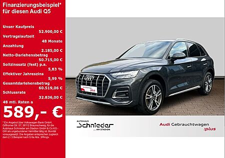 Audi Q5 advanced 40 TDI quattro+AHK+PANO+NAVI+LEDER+L