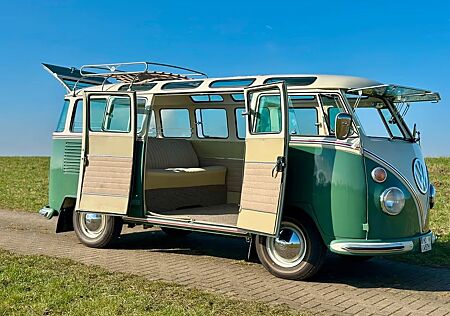 VW T1 Volkswagen 23 Fenster " Samba " 1965 Samtgrün Note 2+